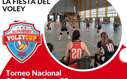 En Marzo juga la 9a. 🏆🏐 «ALPASPORT VOLEY CUP» en  Rios Segundo, loss dias 8 y 9