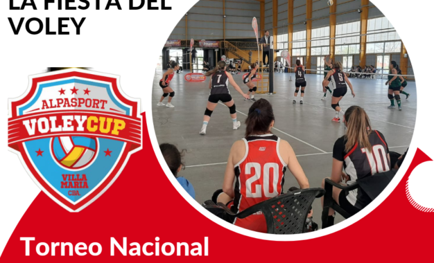 En Marzo juga la 9a. 🏆🏐 «ALPASPORT VOLEY CUP» en  Rios Segundo, loss dias 8 y 9